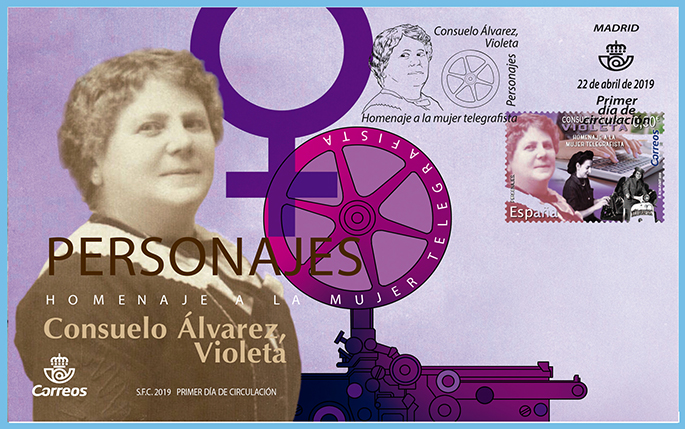 Mujer telegrafista, Consuelo Álvarez, Violeta